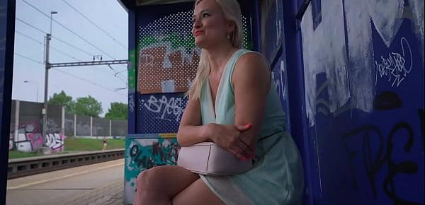  Public Agent Big Tits Blonde Lily Joy Fucked Behind Train Station